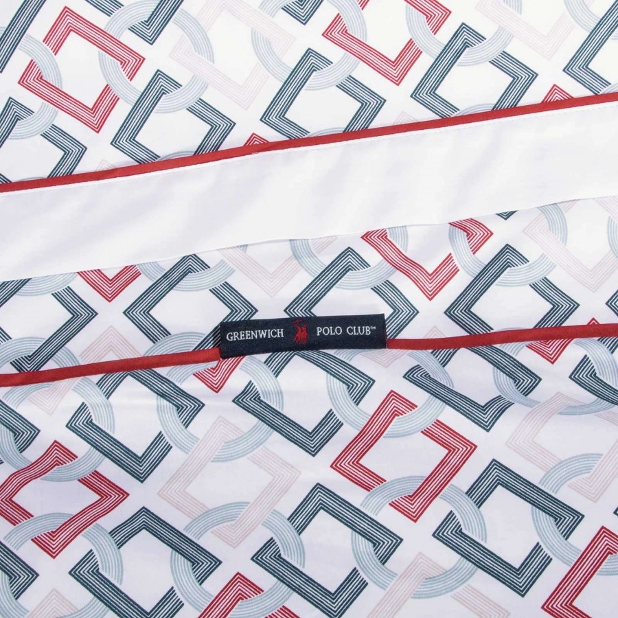 GREENWICH POLO CLUB ΣΕΤ ΣΕΝΤΟΝΙΑ ΥΠΕΡΔΙΠΛΑ ESSENTIAL 2269 BLUE, RED