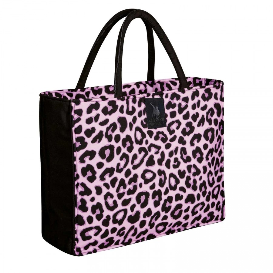 GREENWICH POLO CLUB ΤΣΑΝΤΑ ΘΑΛΑΣΣΗΣ 46X36 ESSENTIAL 4037 BLACK, PINK