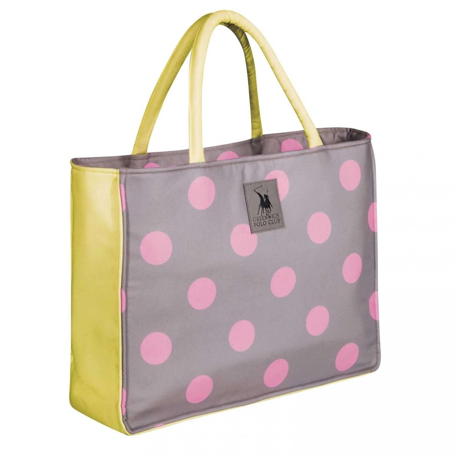 GREENWICH POLO CLUB ΤΣΑΝΤΑ ΘΑΛΑΣΣΗΣ 46X36 ESSENTIAL 4069 GREY, YELLOW