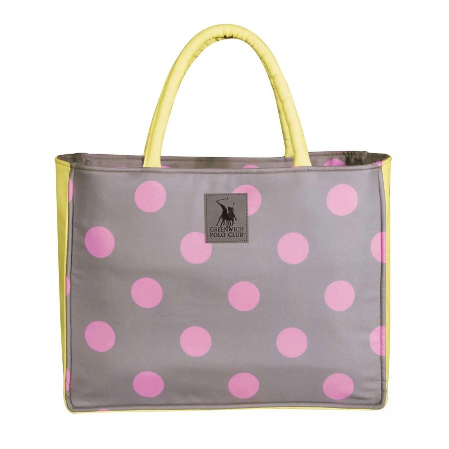 GREENWICH POLO CLUB ΤΣΑΝΤΑ ΘΑΛΑΣΣΗΣ 46X36 ESSENTIAL 4069 GREY, YELLOW