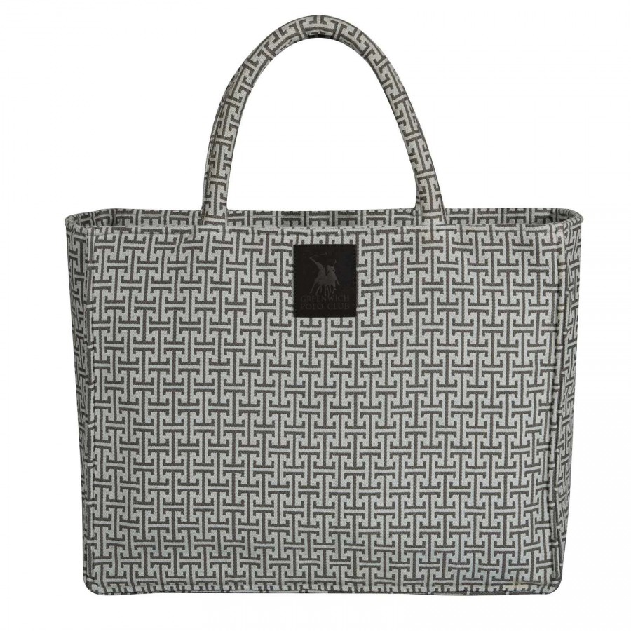 GREENWICH POLO CLUB ΤΣΑΝΤΑ ΘΑΛΑΣΣΗΣ 46X36 ESSENTIAL 4086 GREY