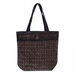 GREENWICH POLO CLUB ΤΣΑΝΤΑ ΘΑΛΑΣΣΗΣ 55Χ40 4004 BROWN