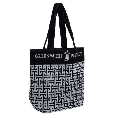 GREENWICH POLO CLUB ΤΣΑΝΤΑ ΘΑΛΑΣΣΗΣ 55Χ40 4005 BLACK, GREY