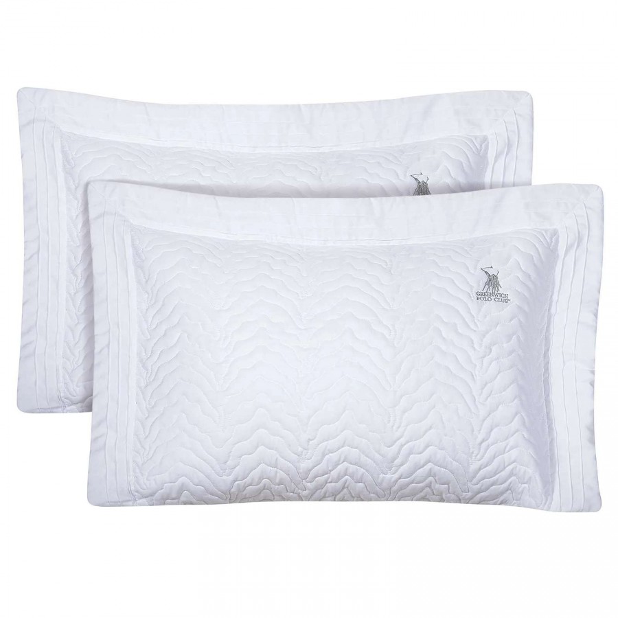 GREENWICH POLO CLUB ΖΕΥΓΟΣ ΜΑΞΙΛΑΡΟΘΗΚΕΣ CLASSIC 2351 WHITE