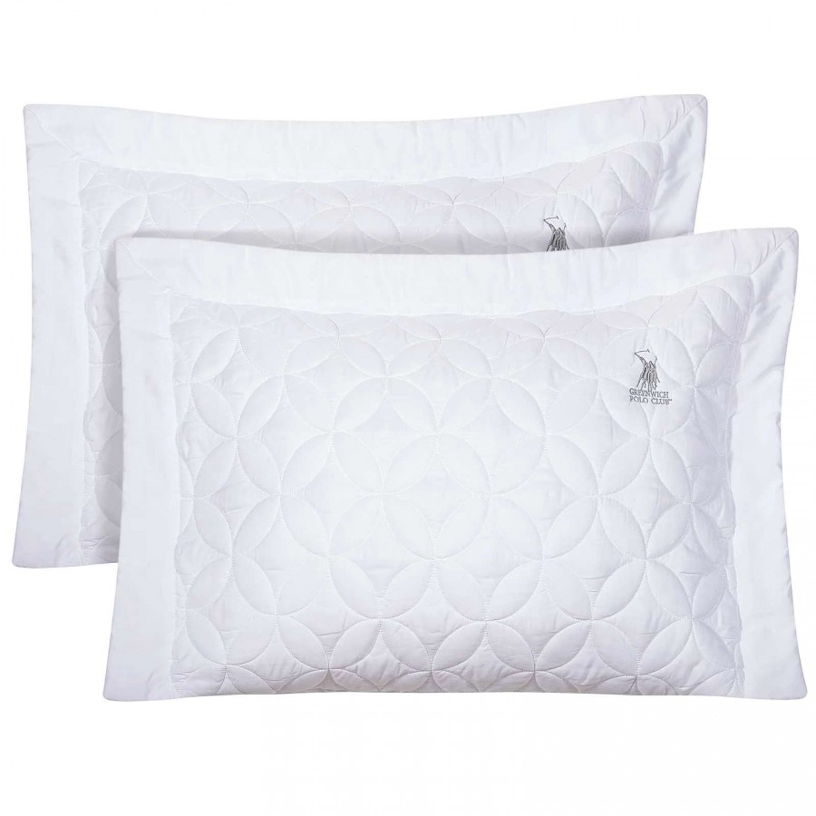 Ζεύγος Μαξιλαροθήκες Classic 2357 White Greenwich Polo Club