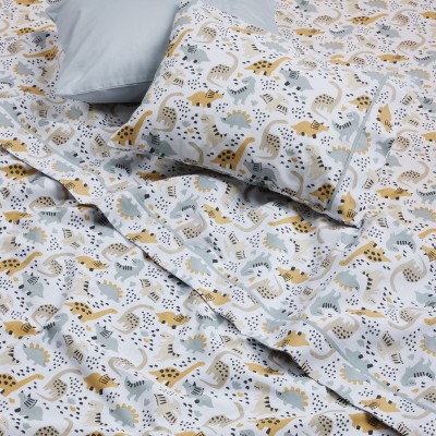 4977 Σετ Σεντόνια Baby Fun Κούνιας Taupe/Mint 130X170 Das Home