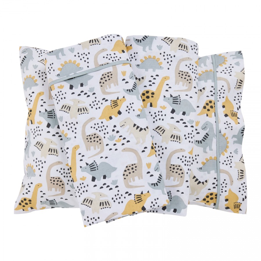 4977 Σετ Σεντόνια Baby Fun Κούνιας Taupe/Mint 130X170 Das Home
