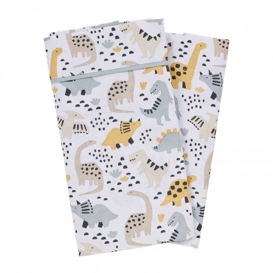 4977 Σετ Σεντόνια  Baby Fun Λίκνου Taupe/Mint 70X120 Das Home