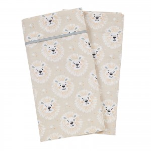 4979 Σετ Σεντόνια  Baby Fun Λίκνου Taupe 70X120 Das Home