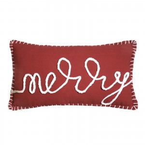 0844 Μαξιλάρι Φιγούρας Christmas   Red 30X50 Das Home