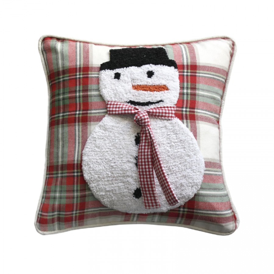 0847 Μαξιλάρι Φιγούρας Christmas   Red/White 40X40 Das Home 0847 Μαξιλάρι Φιγούρας Christmas   Red/White 40X40 Das Home