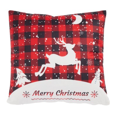 0853 Μαξιλάρι Φιγούρας Christmas   Red 45X45 Das Home