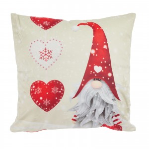 0855 Μαξιλάρι Φιγούρας Christmas   Ivory/Red 45X45 Das Home 0855 Μαξιλάρι Φιγούρας Christmas   Ivory/Red 45X45 Das Home