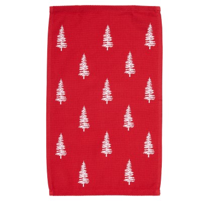0815 Christmas Ποτηρόπανα Σετ 2Τμχ   Red/Green 30X50 Das Home