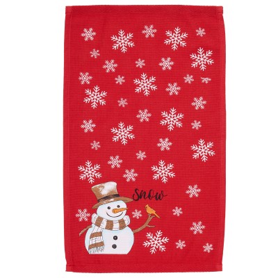 0817 Christmas Ποτηρόπανα Σετ 2Τμχ   Red/Green 30X50 Das Home