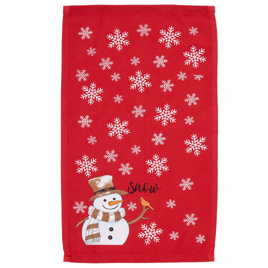 0817 Christmas Ποτηρόπανα Σετ 2Τμχ   Red/Green 30X50 Das Home