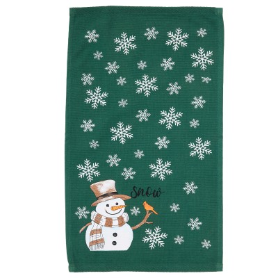 0817 Christmas Ποτηρόπανα Σετ 2Τμχ   Red/Green 30X50 Das Home