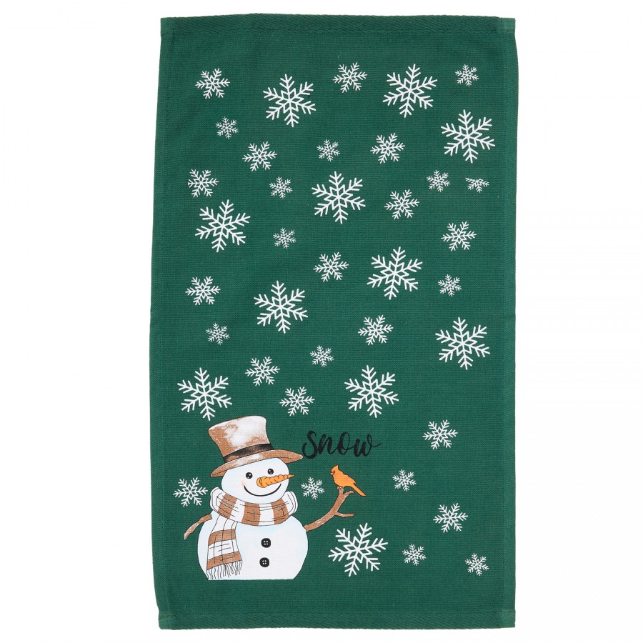 0817 Christmas Ποτηρόπανα Σετ 2Τμχ   Red/Green 30X50 Das Home