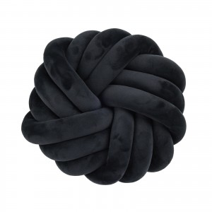 2290 Διακοσμητικό Μαξιλάρι  Black Φ.35 Das Home
