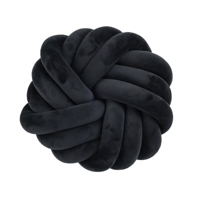 2290 Διακοσμητικό Μαξιλάρι  Black Φ.35 Das Home