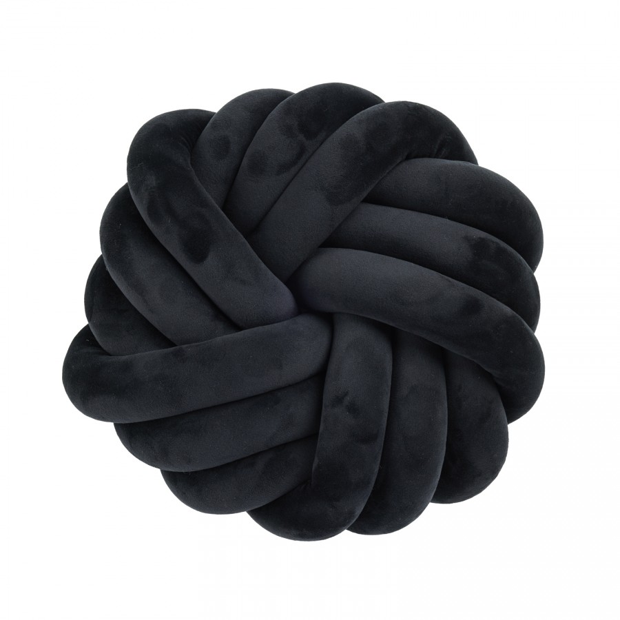 2290 Διακοσμητικό Μαξιλάρι  Black Φ.35 Das Home