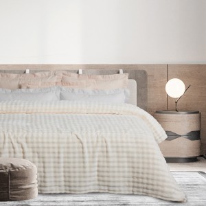 1369 Κουβέρτα Fleece King Size Ivory 240X260 Das Home