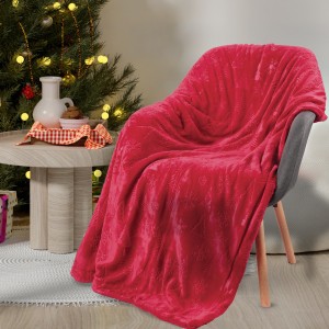 1375 Κουβέρτα Fleece  Christmas  Red 130X170 Das Home