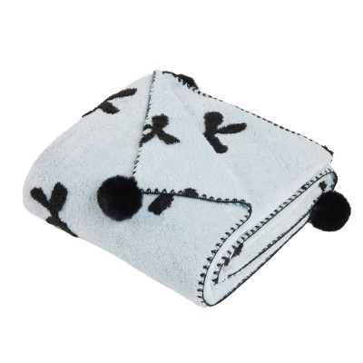 1380 Κουβέρτα Καναπέ   Light Blue 130X170 Das Home