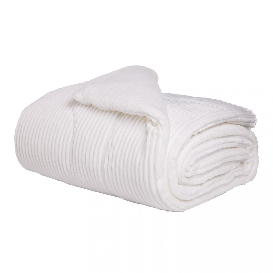 1364 Κουβερτοπάπλωμα Sherpa Υπέρδιπλο  White 220X240 Das Home 1364 Κουβερτοπάπλωμα Sherpa Υπέρδιπλο  White 220X240 Das Home