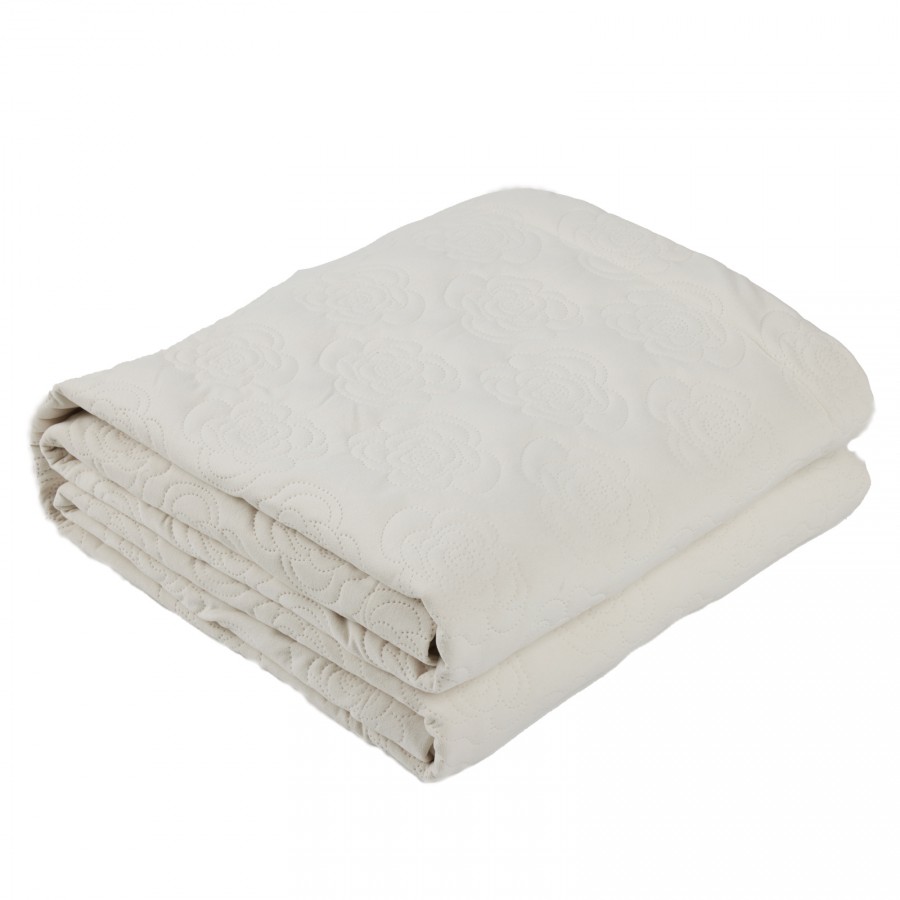 0288 Κουβερτόριο Happy King Size White 240X250 Das Home