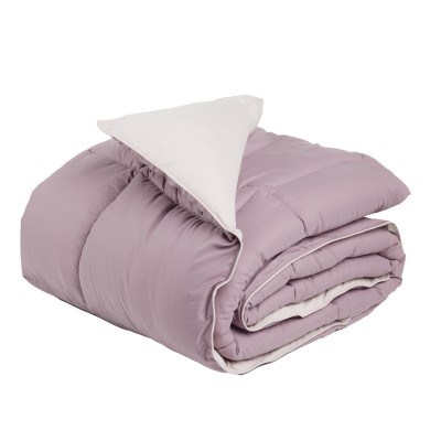 9691 Πάπλωμα Μονό Happy Micro  Beige/Purple 160X220 Das Home