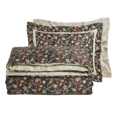 1706 Παπλωματοθήκη Σετ Υπέρδιπλη Executive  Green/Grey 220X240 Das Home