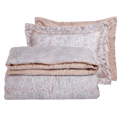 1707 Παπλωματοθήκη Σετ Υπέρδιπλη Executive  Pink 220X240 Das Home