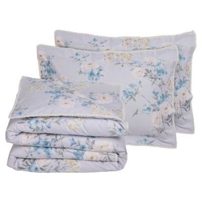 1710 Σεντόνια Σετ Prestige King Size Lilac/Grey 250X270 Das Home