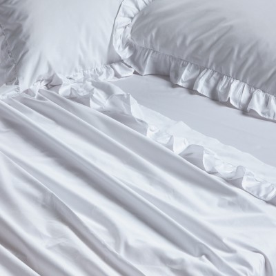 3174 Σετ Παπλωματοθήκη Υπέρδιπλη Daily  White 220X240 Das Home