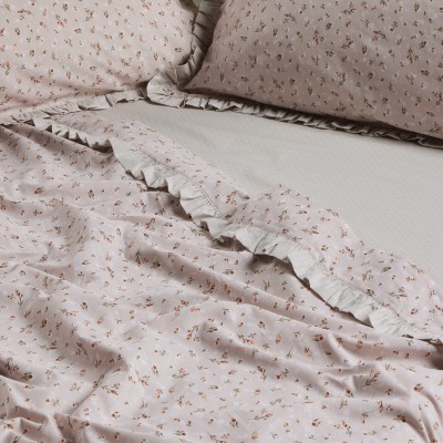 3178 Σετ Παπλωματοθήκη Υπέρδιπλη Daily  Beige 220X240 Das Home