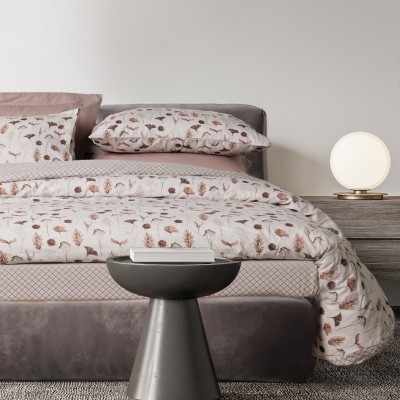 9681 Σετ Παπλωματοθήκη Υπέρδιπλη Happy Flannel  Beige/Brown 220X240 Das Home 9681 Σετ Παπλωματοθήκη Υπέρδιπλη Happy Flannel  Beige/Brown 220X240 Das Home