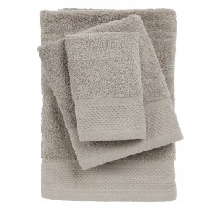 0834 Σετ Πετσέτες 3Τμχ Best  Grey  Das Home