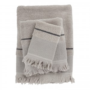 0841 Σετ Πετσέτες 3Τμχ Best  Grey  Das Home