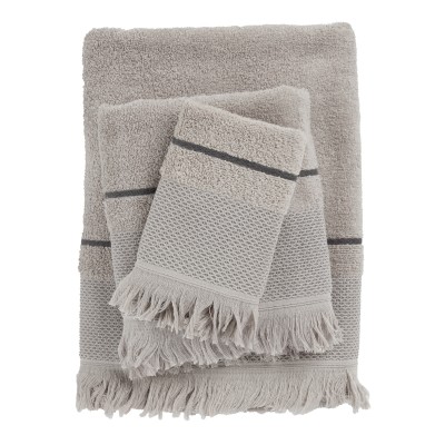 0841 Σετ Πετσέτες 3Τμχ Best  Grey  Das Home