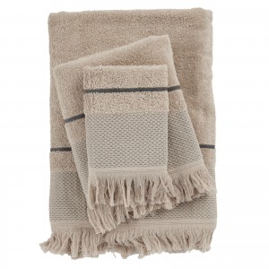 0842 Σετ Πετσέτες 3Τμχ Best  Taupe  Das Home