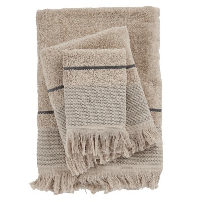 0842 Σετ Πετσέτες 3Τμχ Best  Taupe  Das Home