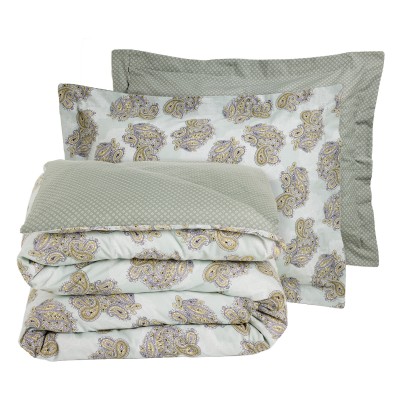 9686 Σετ Σεντόνια Happy King Size Mint 260X280 Das Home