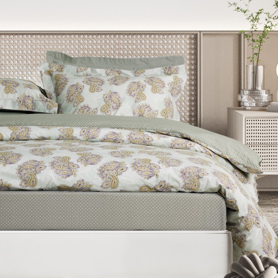 9686 Σετ Σεντόνια Happy King Size Mint 260X280 Das Home