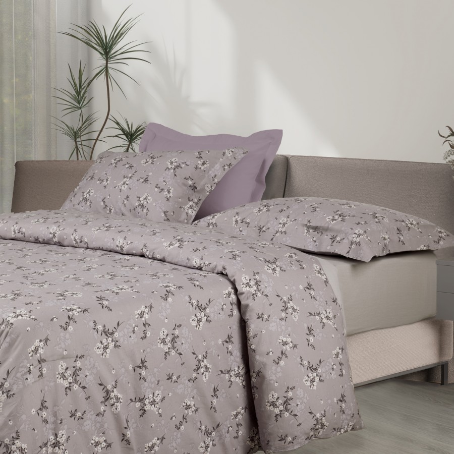 9684 Σετ Σεντόνια Μονά Happy  Taupe/Grey 170X260 Das Home