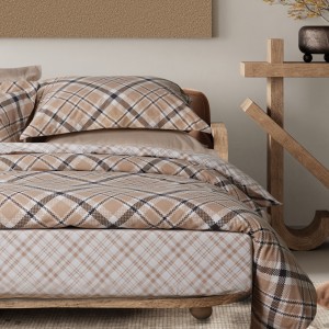 DAS HOME ΣΕΤ ΣΕΝΤΟΝΙΑ ΜΟΝΑ ΜΕ ΛΑΣΤΙΧΟ CASUAL 5435 BEIGE, BLACK