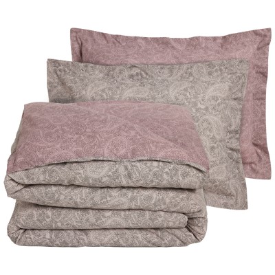DAS HOME ΣΕΤ ΣΕΝΤΟΝΙΑ ΜΟΝΑ ΜΕ ΛΑΣΤΙΧΟ CASUAL 5438 GREY, LILAC