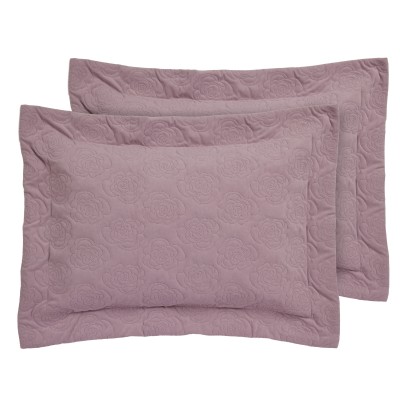0289 Ζεύγος Μαξιλαροθήκες Happy  Lilac 50X70+8 Das Home