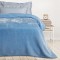 0291 Κουβέρτα Velour Monh Kid  Baby Blue 160X220 Das Home