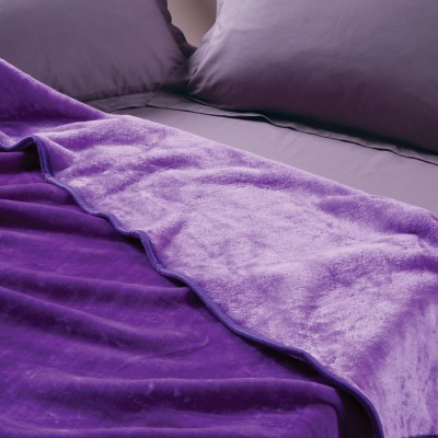 0296 Κουβέρτα Velour Monh Kid  Purple 160X220 Das Home